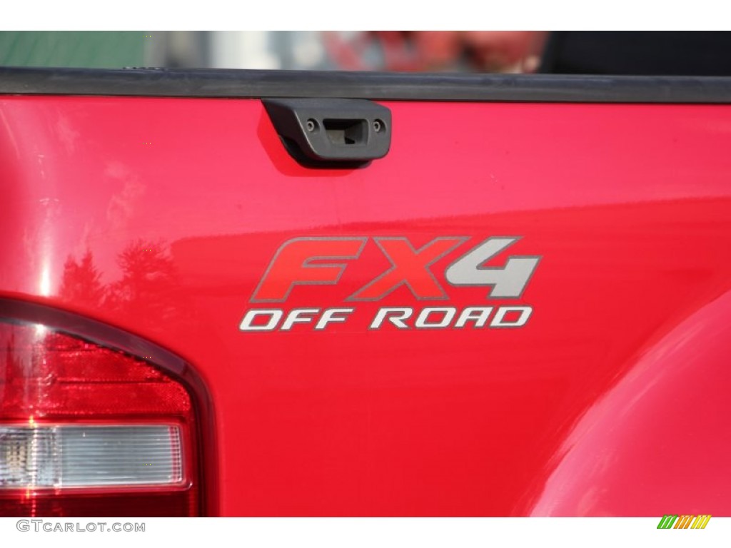 2005 F150 FX4 SuperCab 4x4 - Bright Red / Black photo #13