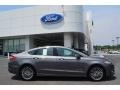 2014 Sterling Gray Ford Fusion Hybrid Titanium  photo #2