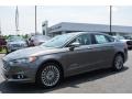 2014 Sterling Gray Ford Fusion Hybrid Titanium  photo #3