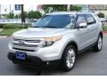 2013 Ingot Silver Metallic Ford Explorer Limited  photo #2