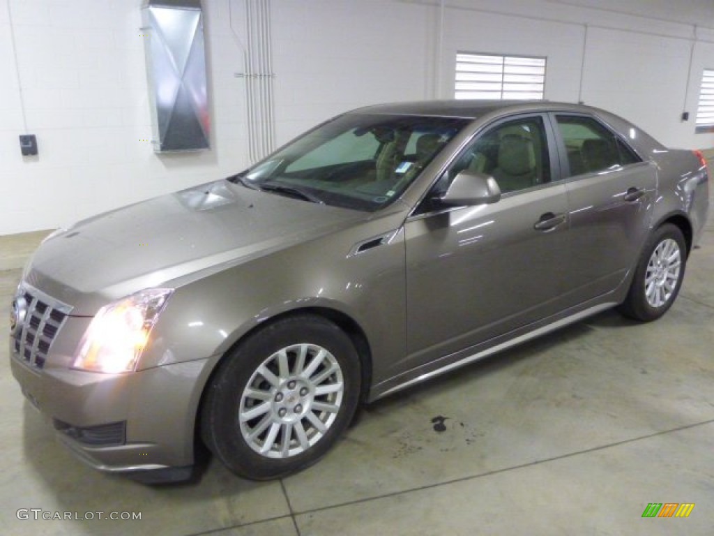 2012 CTS 4 3.0 AWD Sedan - Mocha Steel Metallic / Cashmere/Cocoa photo #1