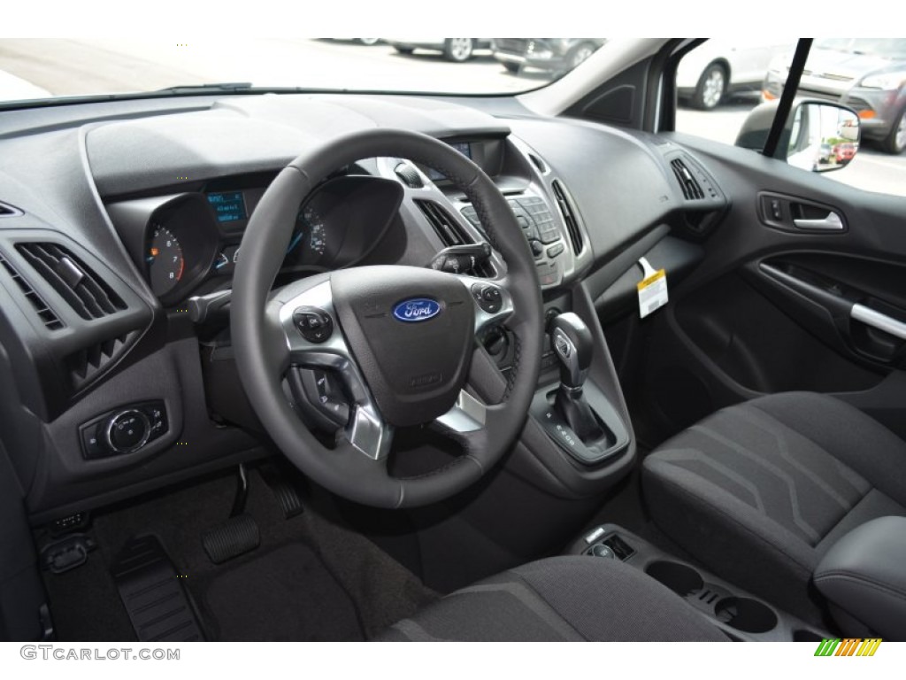 Charcoal Black Interior 2014 Ford Transit Connect XLT Van Photo #93904349