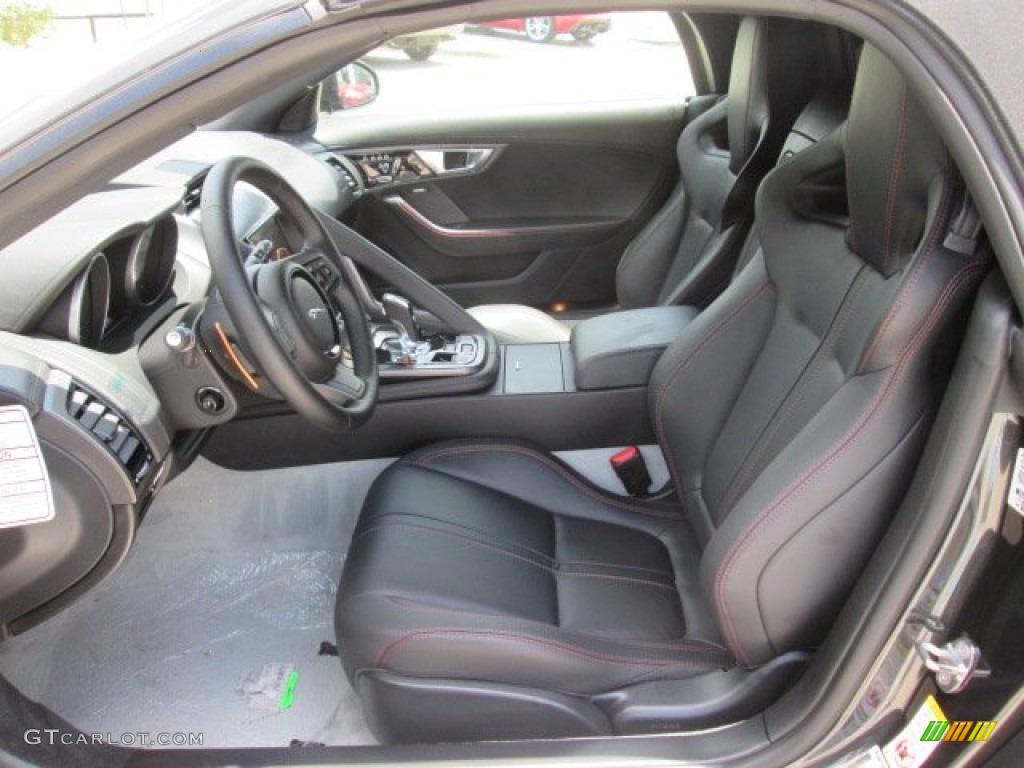 2014 F-TYPE V8 S - Stratus Grey Metallic / Jet photo #2