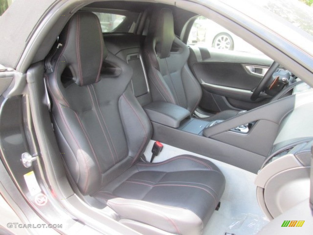 2014 F-TYPE V8 S - Stratus Grey Metallic / Jet photo #4