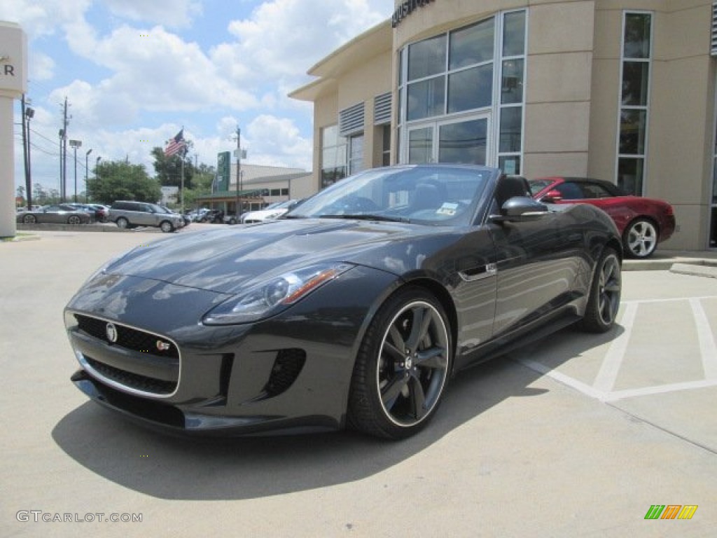 Stratus Grey Metallic 2014 Jaguar F-TYPE V8 S Exterior Photo #93904868