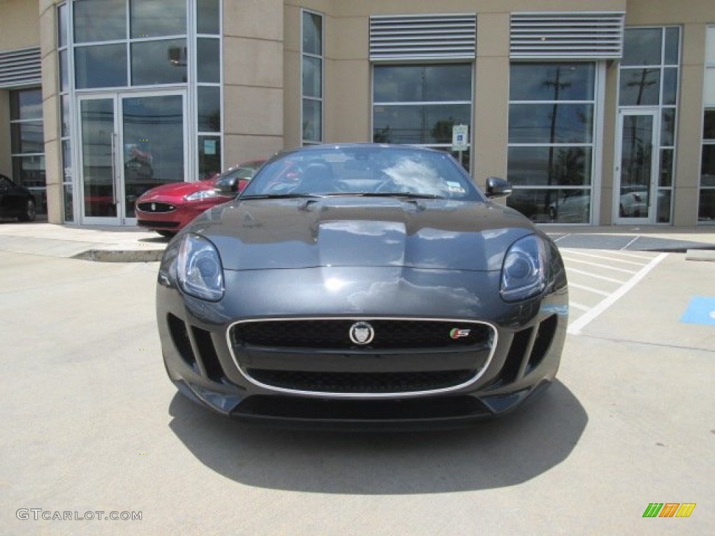 2014 F-TYPE V8 S - Stratus Grey Metallic / Jet photo #6