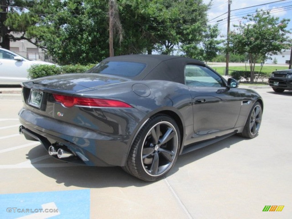 2014 F-TYPE V8 S - Stratus Grey Metallic / Jet photo #10