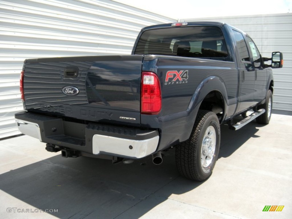 2015 F250 Super Duty XLT Crew Cab 4x4 - Blue Jeans / Steel photo #4