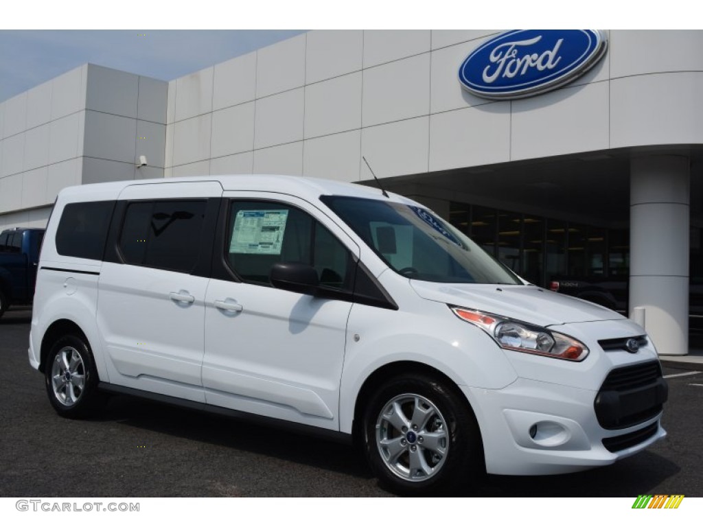 Frozen White 2014 Ford Transit Connect XLT Wagon Exterior Photo #93905180