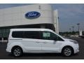 Frozen White 2014 Ford Transit Connect XLT Wagon Exterior