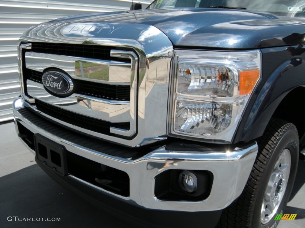 2015 F250 Super Duty XLT Crew Cab 4x4 - Blue Jeans / Steel photo #10