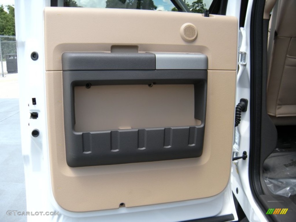 2015 Ford F350 Super Duty Lariat Crew Cab 4x4 Adobe Door Panel Photo #93906539