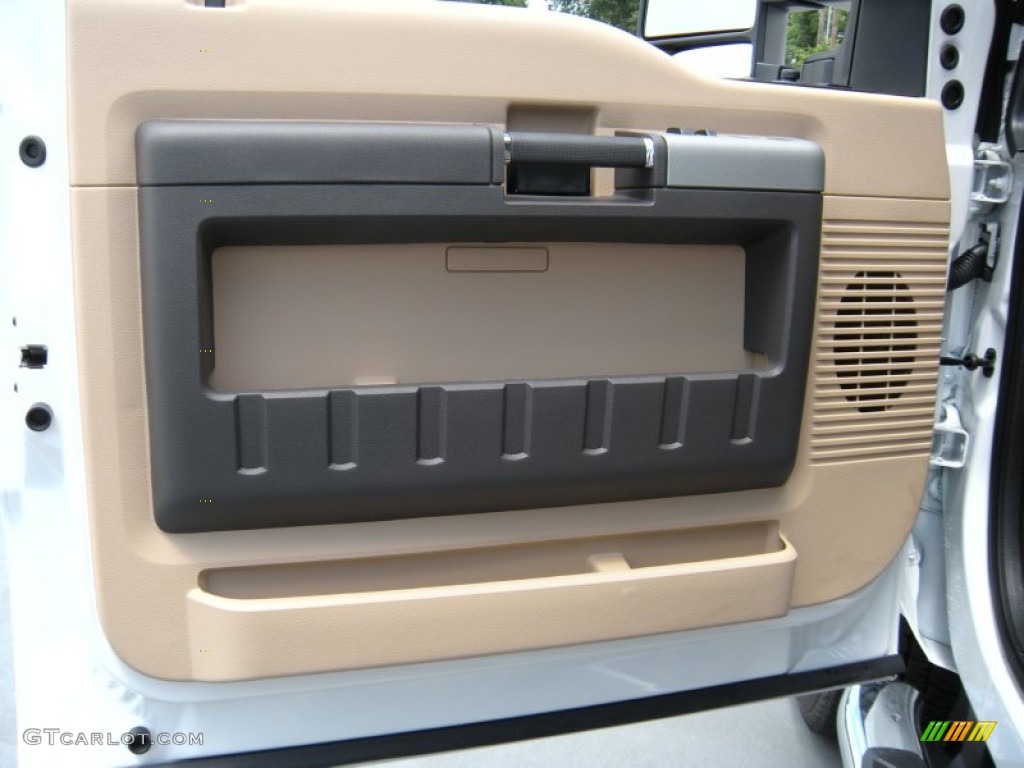 2015 Ford F350 Super Duty Lariat Crew Cab 4x4 Adobe Door Panel Photo #93906584