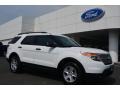 2014 Oxford White Ford Explorer FWD  photo #1