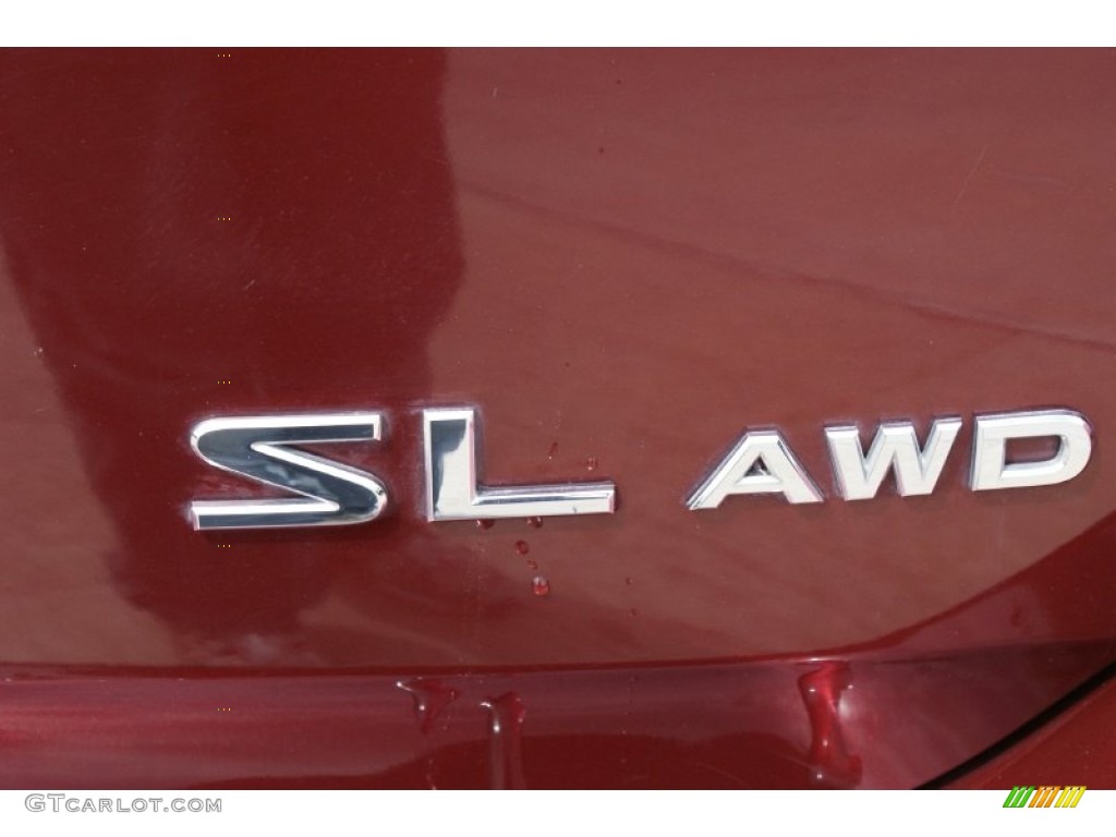 2010 Murano SL AWD - Merlot Red Metallic / Black photo #39