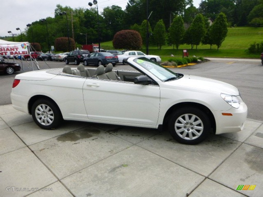 Stone White 2008 Chrysler Sebring LX Convertible Exterior Photo #93910664