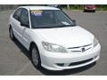Taffeta White 2005 Honda Civic LX Sedan
