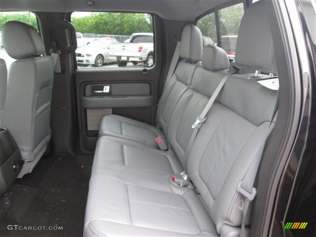 2014 F150 XLT SuperCrew - Tuxedo Black / Steel Grey photo #14