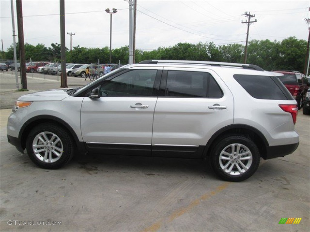 2014 Explorer XLT - Ingot Silver / Charcoal Black photo #4