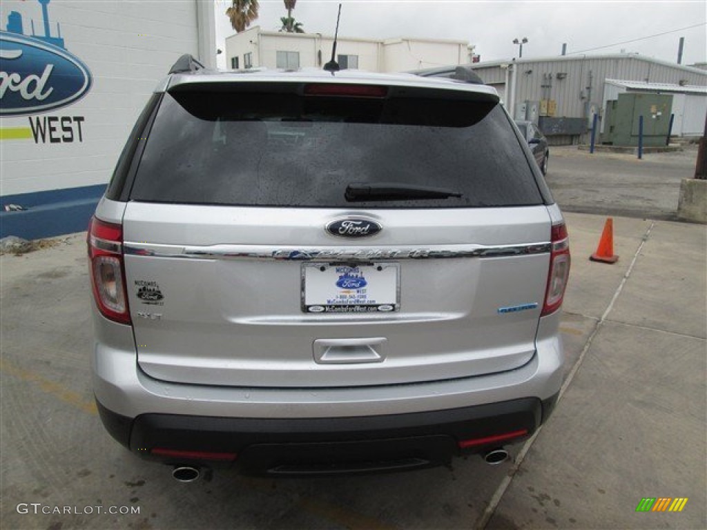 2014 Explorer XLT - Ingot Silver / Charcoal Black photo #6