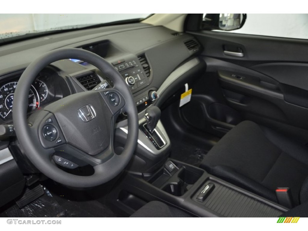 2014 CR-V LX - Crystal Black Pearl / Black photo #9