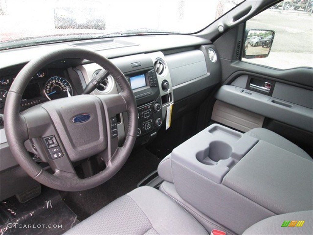 2014 F150 XLT SuperCrew - Ruby Red / Steel Grey photo #11