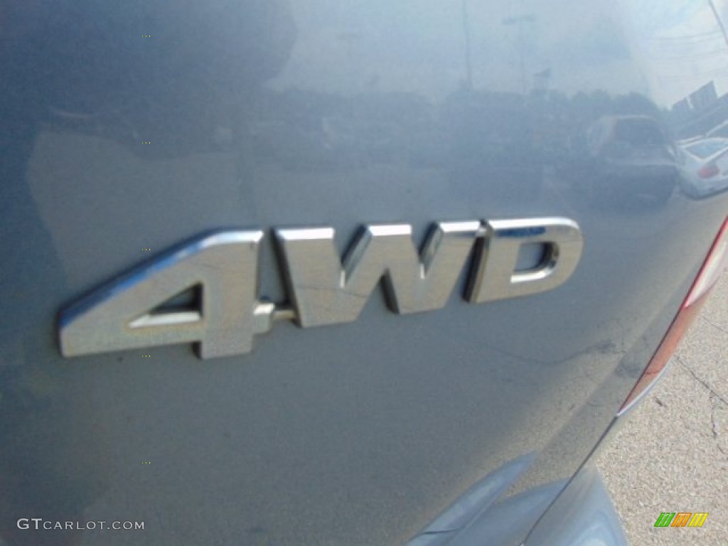 2010 CR-V EX AWD - Glacier Blue Metallic / Gray photo #8