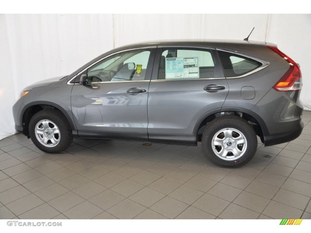 2014 CR-V LX - Polished Metal Metallic / Gray photo #8