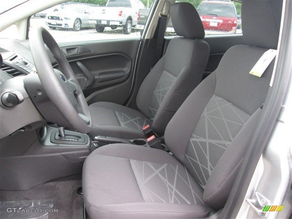 2014 Fiesta S Sedan - Ingot Silver / Charcoal Black photo #9