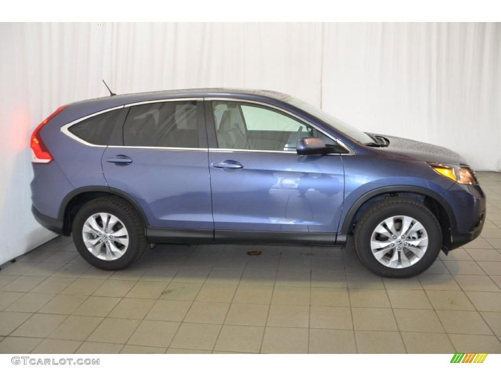 2014 CR-V EX - Twilight Blue Metallic / Gray photo #5