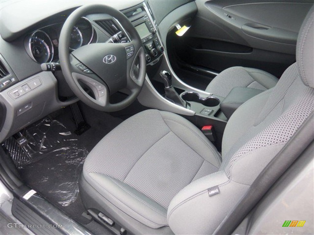 2014 Sonata GLS - Harbor Gray Metallic / Gray photo #6