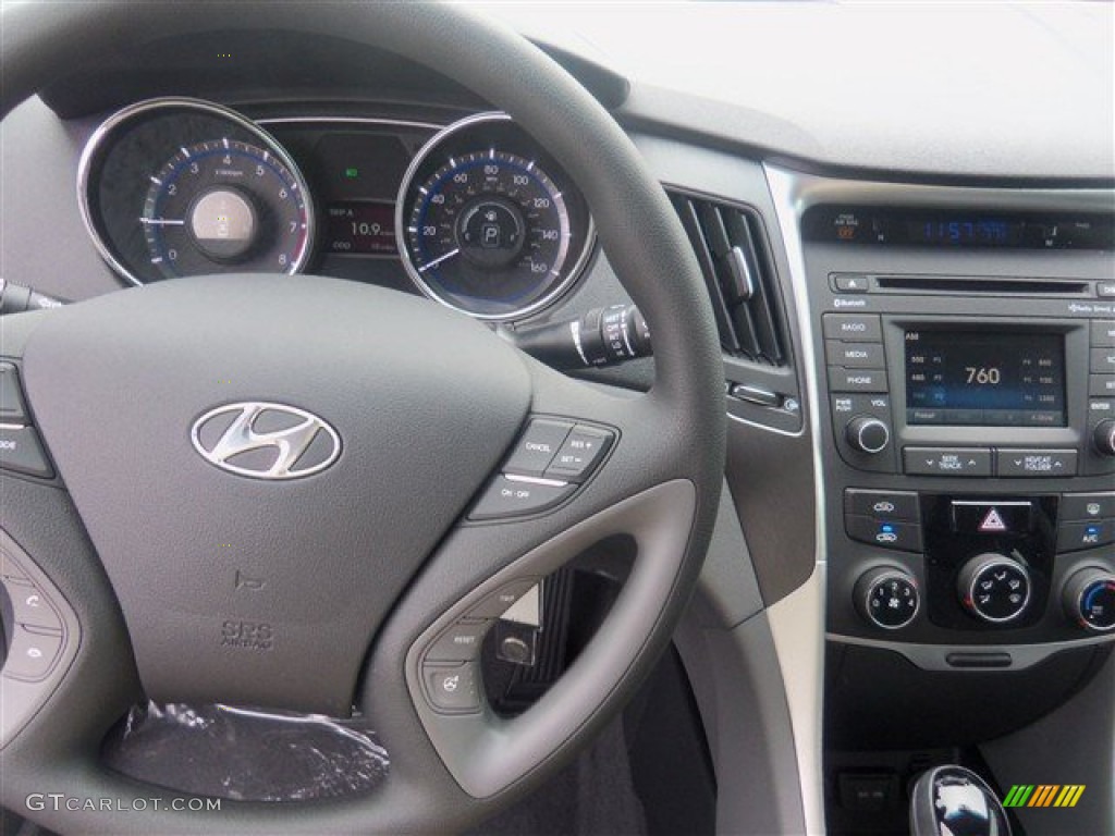 2014 Sonata GLS - Harbor Gray Metallic / Gray photo #7