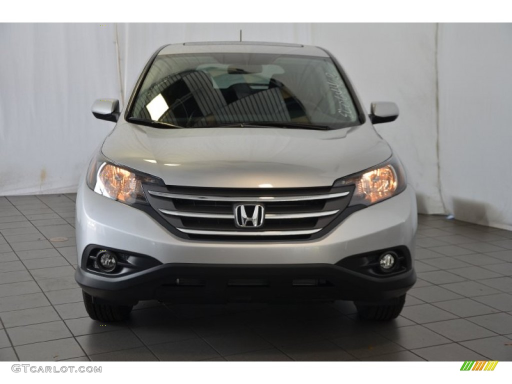 2014 CR-V EX - Alabaster Silver Metallic / Black photo #2