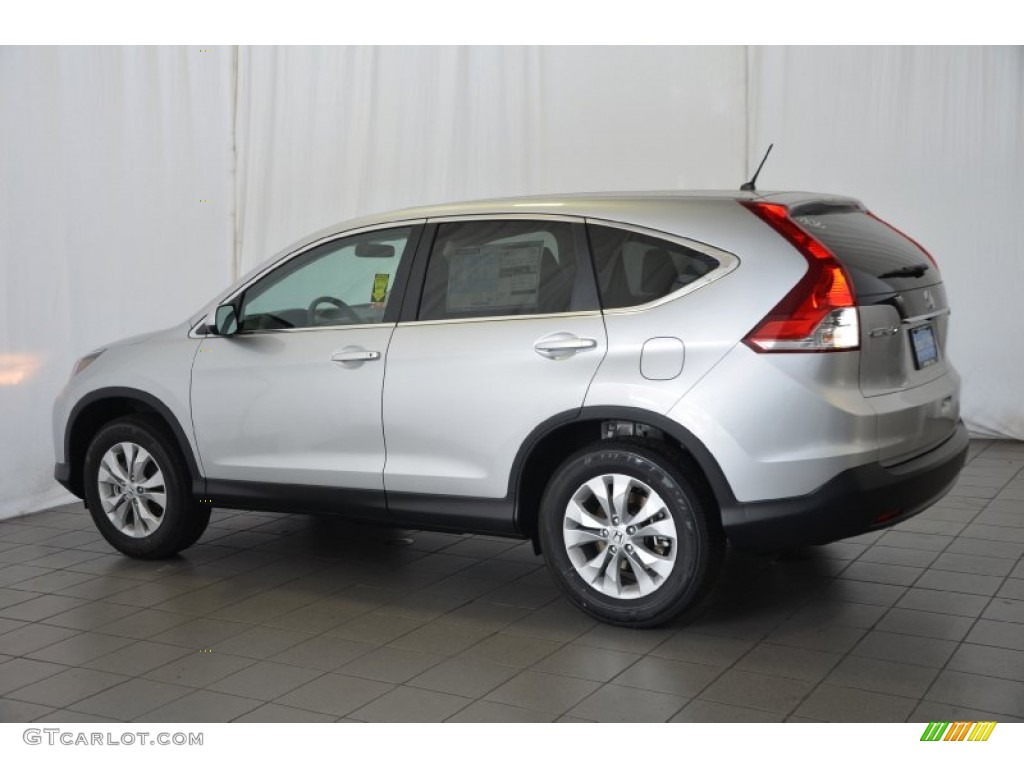 2014 CR-V EX - Alabaster Silver Metallic / Black photo #7