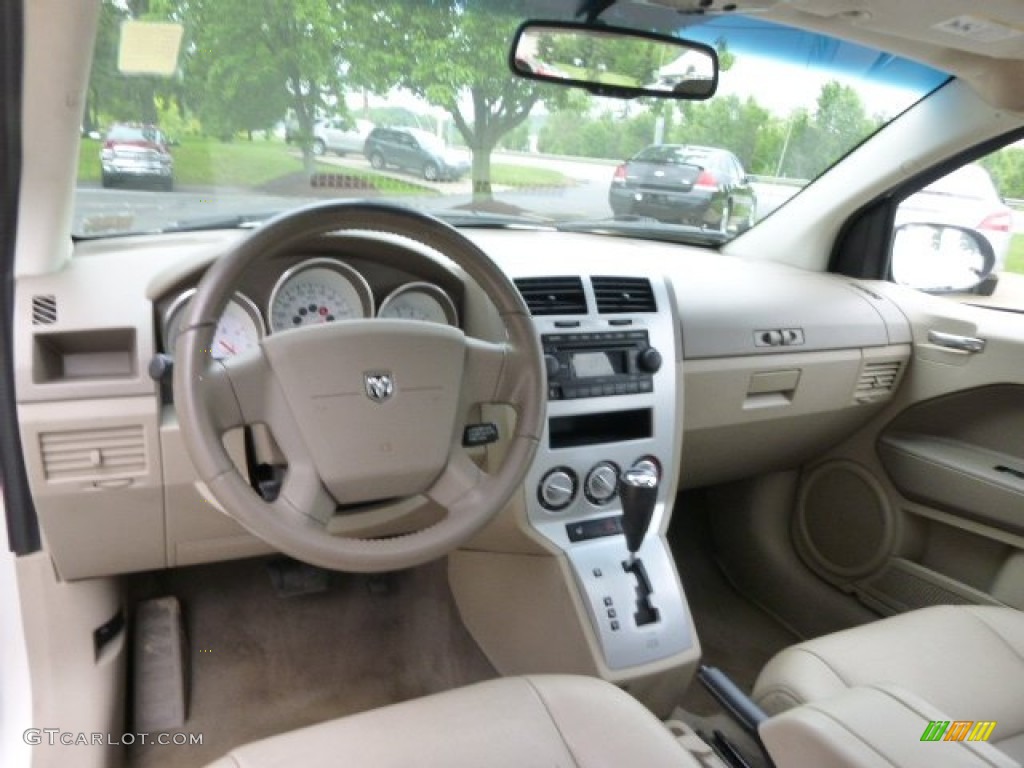 2007 Caliber R/T - Stone White / Pastel Pebble Beige photo #14