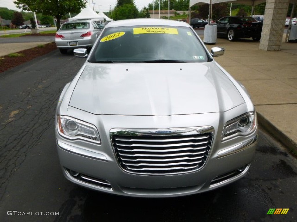 2012 300 Limited AWD - Bright Silver Metallic / Black photo #3