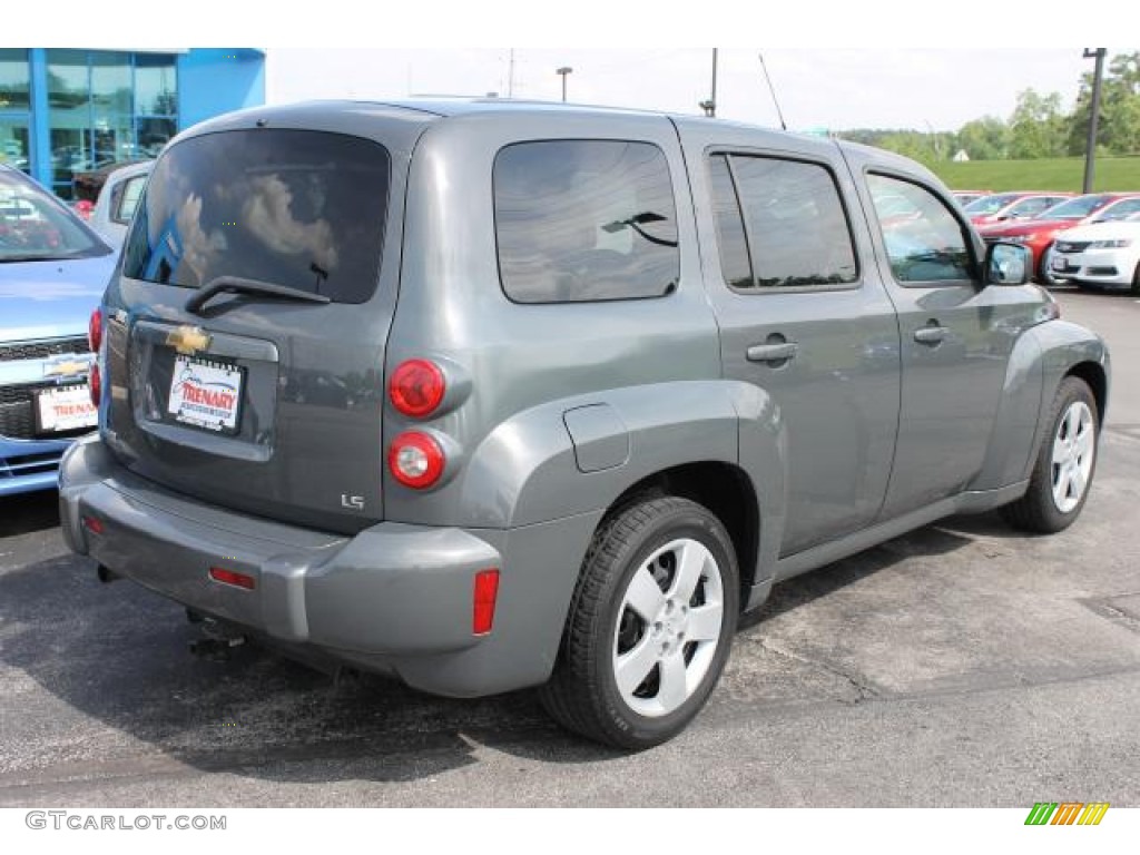 2008 HHR LS - Dark Gray Metallic / Ebony Black photo #3