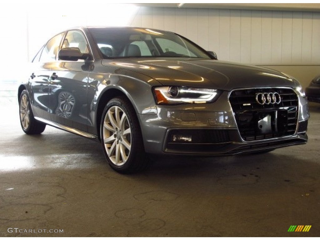 2014 A4 2.0T quattro Sedan - Monsoon Grey Metallic / Titanium Grey photo #1
