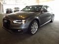 2014 Monsoon Grey Metallic Audi A4 2.0T quattro Sedan  photo #3