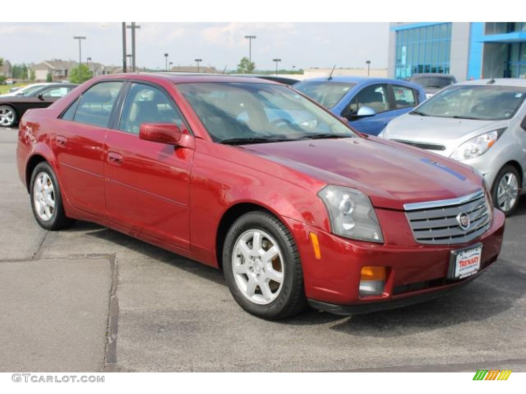 2005 CTS Sedan - Red Line / Light Neutral photo #2