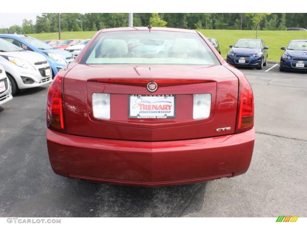 2005 CTS Sedan - Red Line / Light Neutral photo #6
