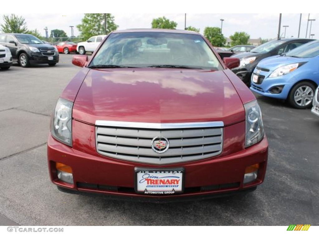 2005 CTS Sedan - Red Line / Light Neutral photo #8