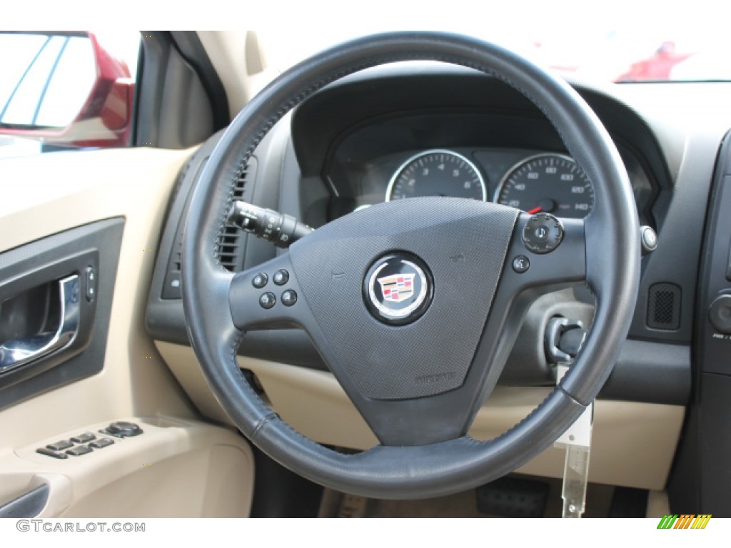 2005 CTS Sedan - Red Line / Light Neutral photo #11