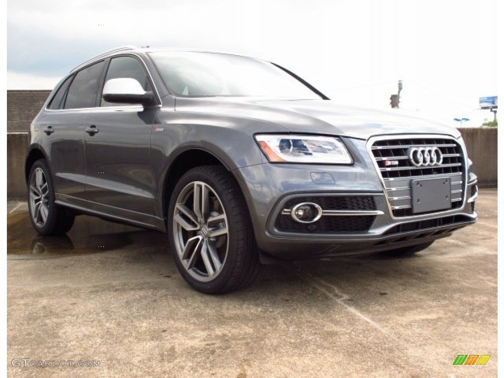 2014 SQ5 Premium plus 3.0 TFSI quattro - Monsoon Gray Metallic / Black photo #1