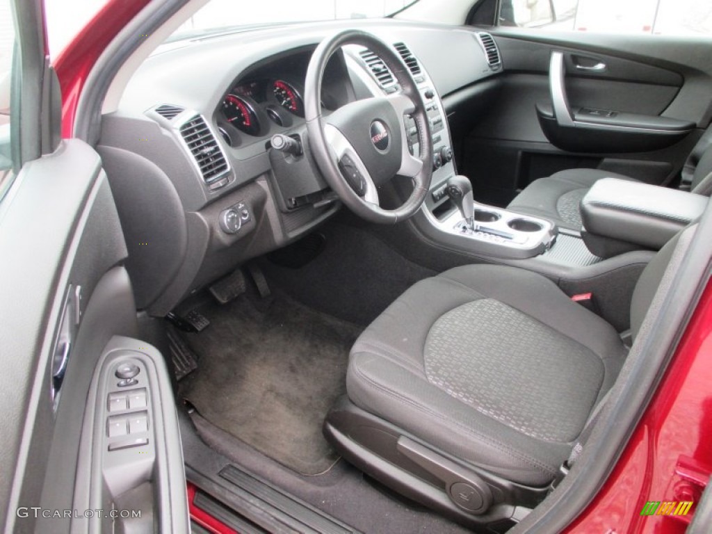 Ebony Interior 2011 GMC Acadia SL AWD Photo #93925886