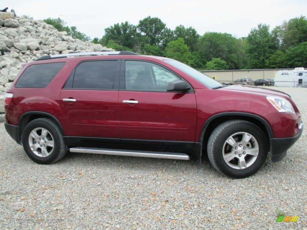 Red Jewel Tintcoat 2011 GMC Acadia SL AWD Exterior Photo #93926228