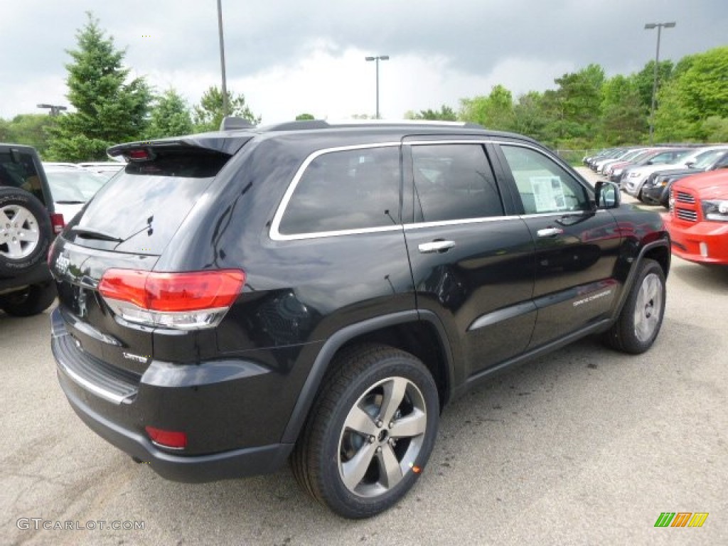 2014 Grand Cherokee Limited 4x4 - Brilliant Black Crystal Pearl / New Zealand Black/Light Frost photo #6