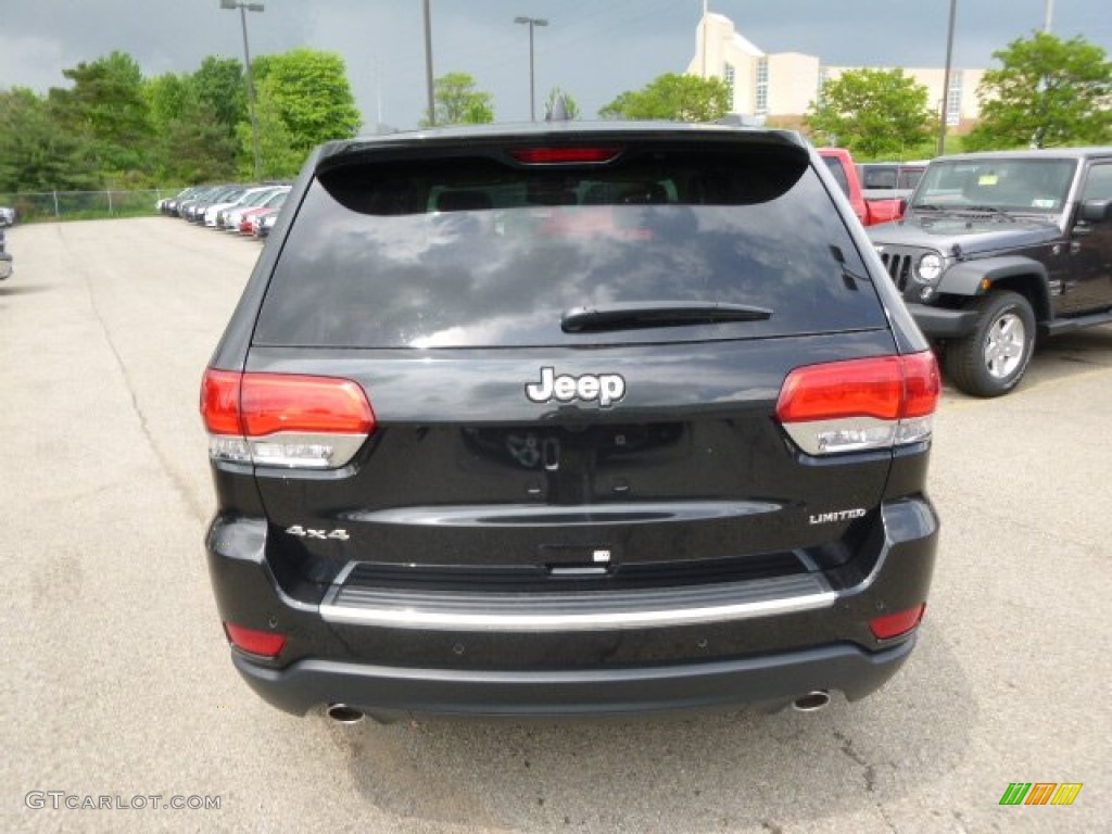 2014 Grand Cherokee Limited 4x4 - Brilliant Black Crystal Pearl / New Zealand Black/Light Frost photo #7