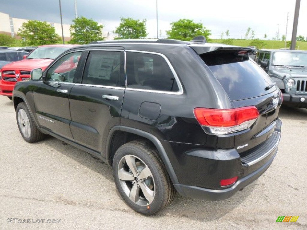 2014 Grand Cherokee Limited 4x4 - Brilliant Black Crystal Pearl / New Zealand Black/Light Frost photo #8