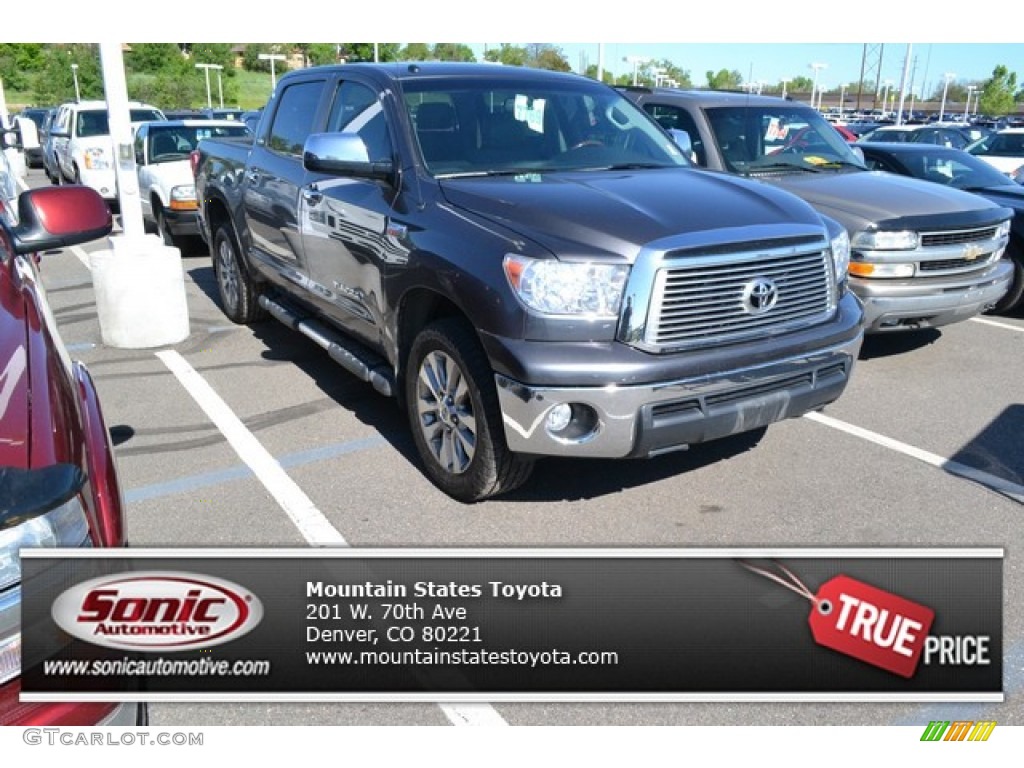 2011 Tundra Limited CrewMax 4x4 - Magnetic Gray Metallic / Graphite Gray photo #1